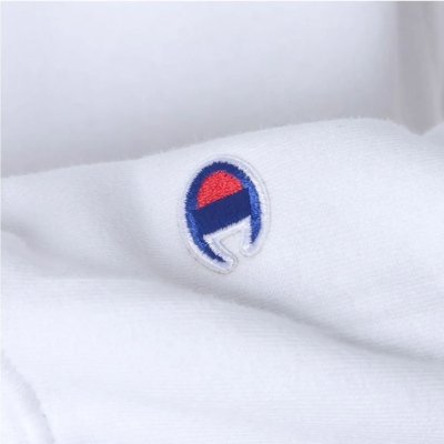 Moletom Canguru Champion Athletic Powerblend Script Logo Ink - OFF WHITE