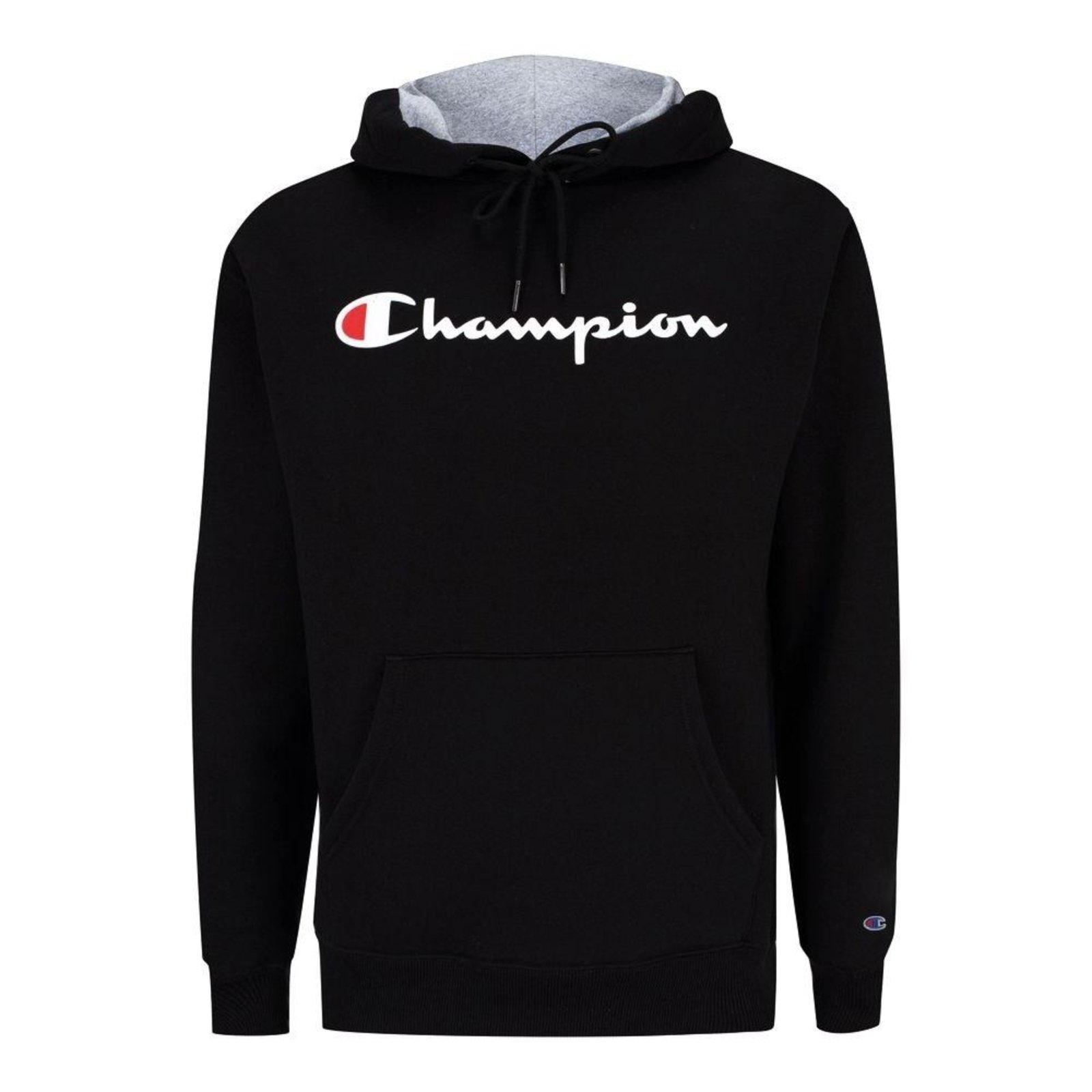 grey zip up moletom com capuz champion