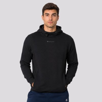 Moletom Champion Tech Mini Script Logo Preta