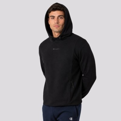 Moletom Champion Tech Mini Script Logo Preta