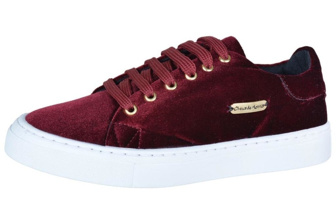 tenis puma feminino veludo vinho