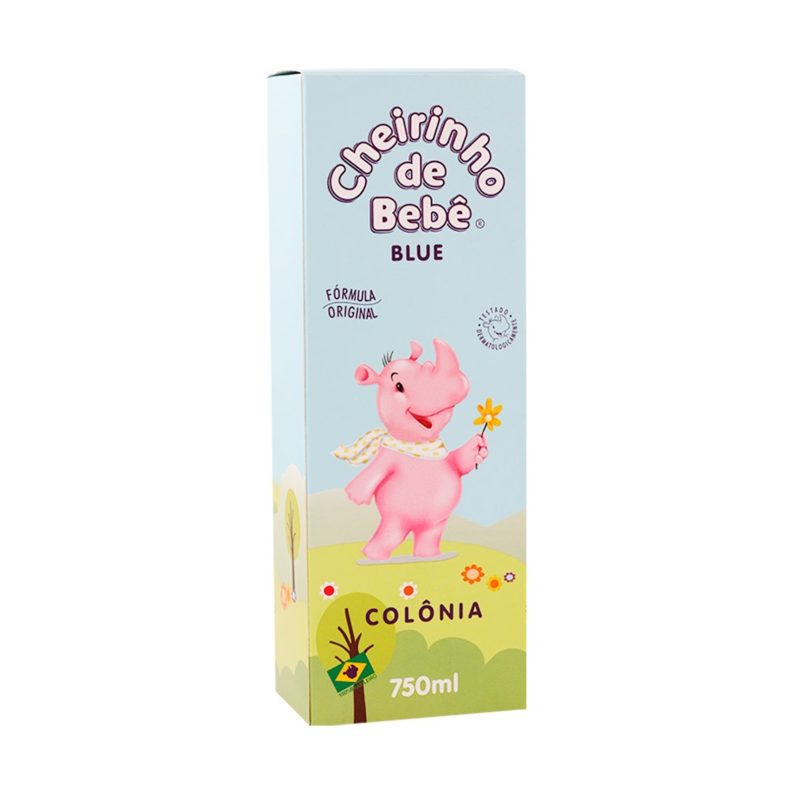 Colonia Cheirinho Bebe Azul Pele Perfumada Macia Toque Carinho Cuidado Criancas 750ml Compre Agora Dafiti Brasil