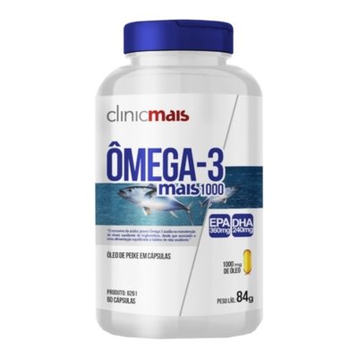 Ômega 3 Chá Mais Óleo de Peixe 60 Cápsulas de 1000mg Menor preço em Ômega 3 Chá Mais Óleo de Peixe 60 Cápsulas de 1000mg