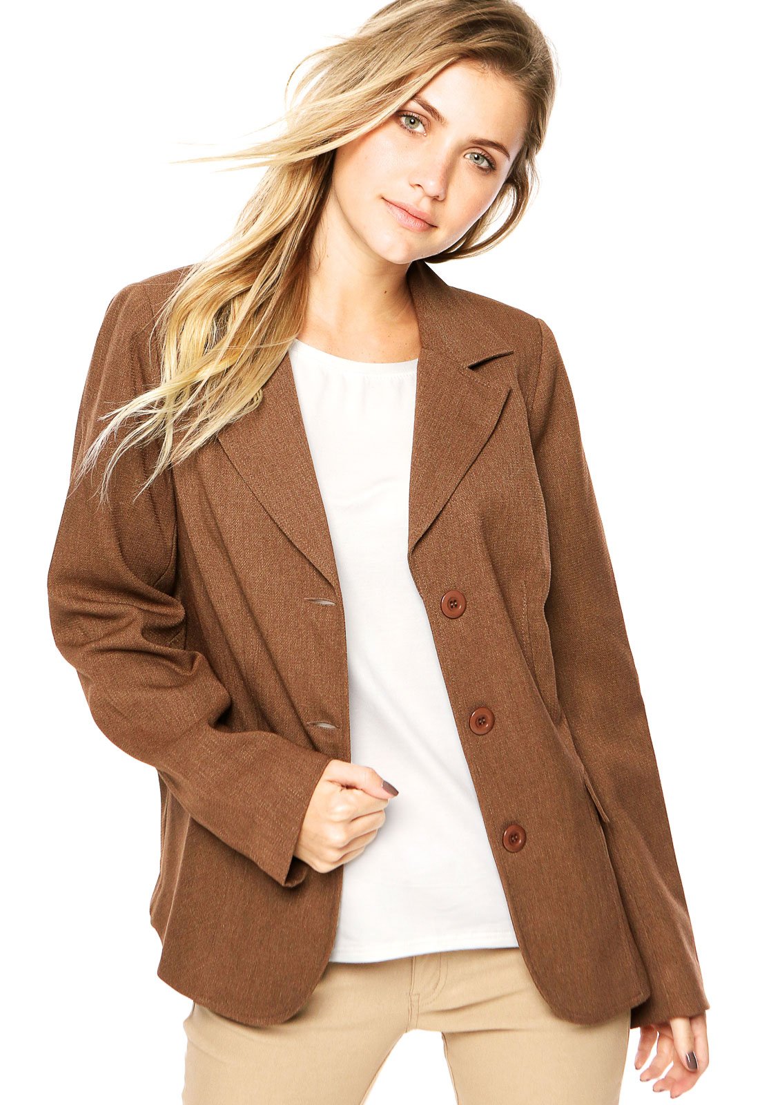 brown linen jacket ladies