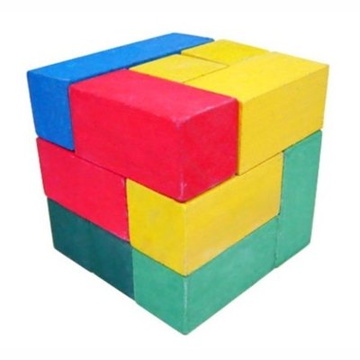 Desafio Cubo para Montar Grande Ciabrink Madeira Multicolorido Menor preço em Desafio Cubo para Montar Grande Ciabrink Madeira Multicolorido