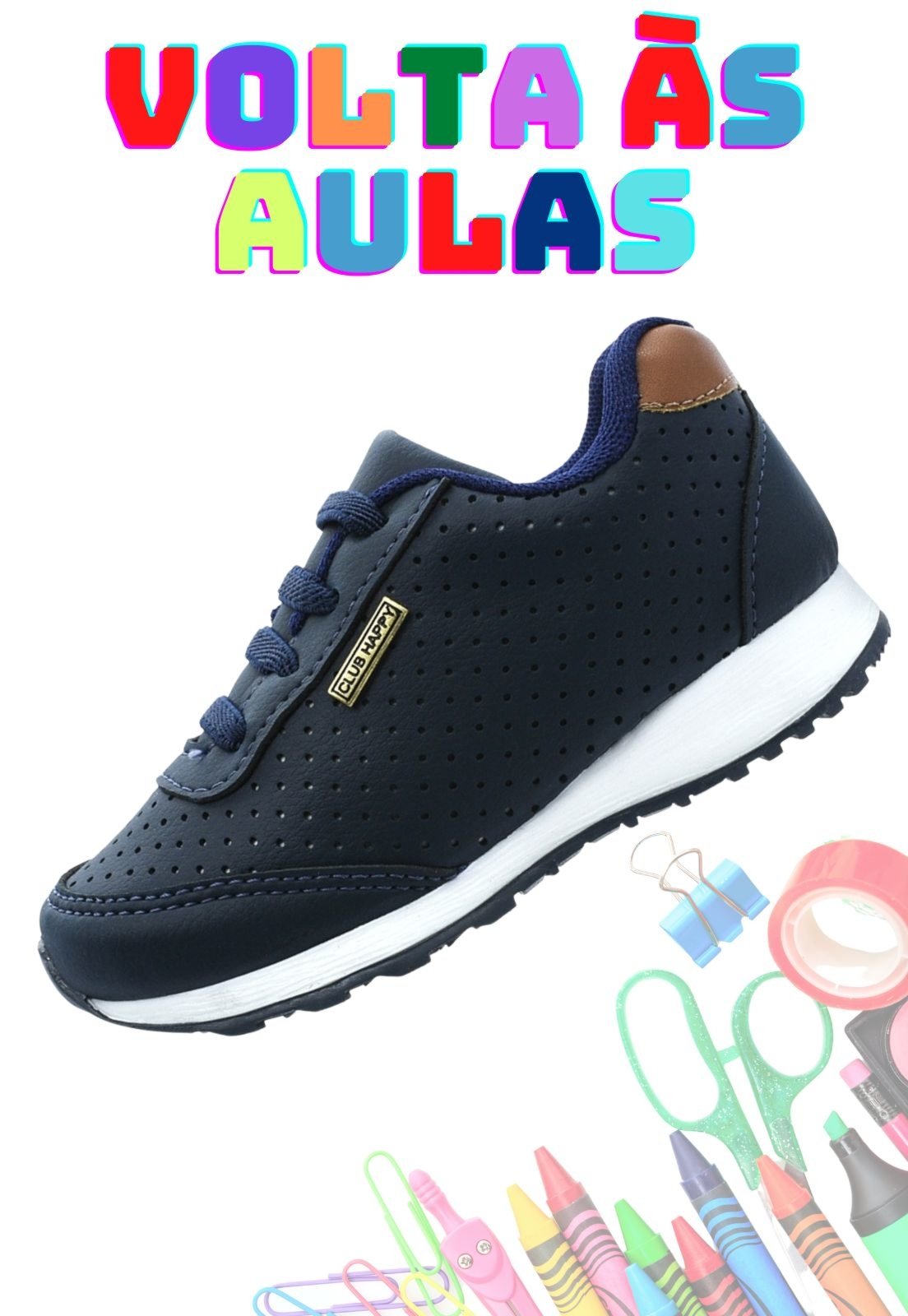 Sapato escolar infantil store masculino