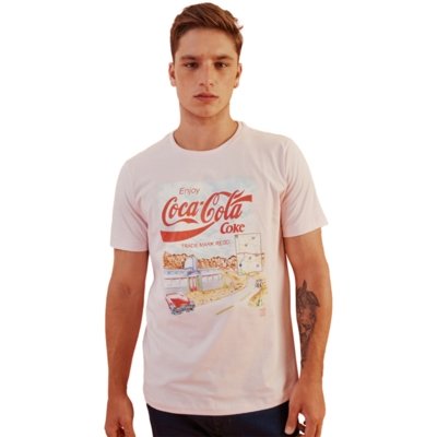 Camiseta Coca Cola Comfort Enjoy P23 Roxo Feminino - Camiseta