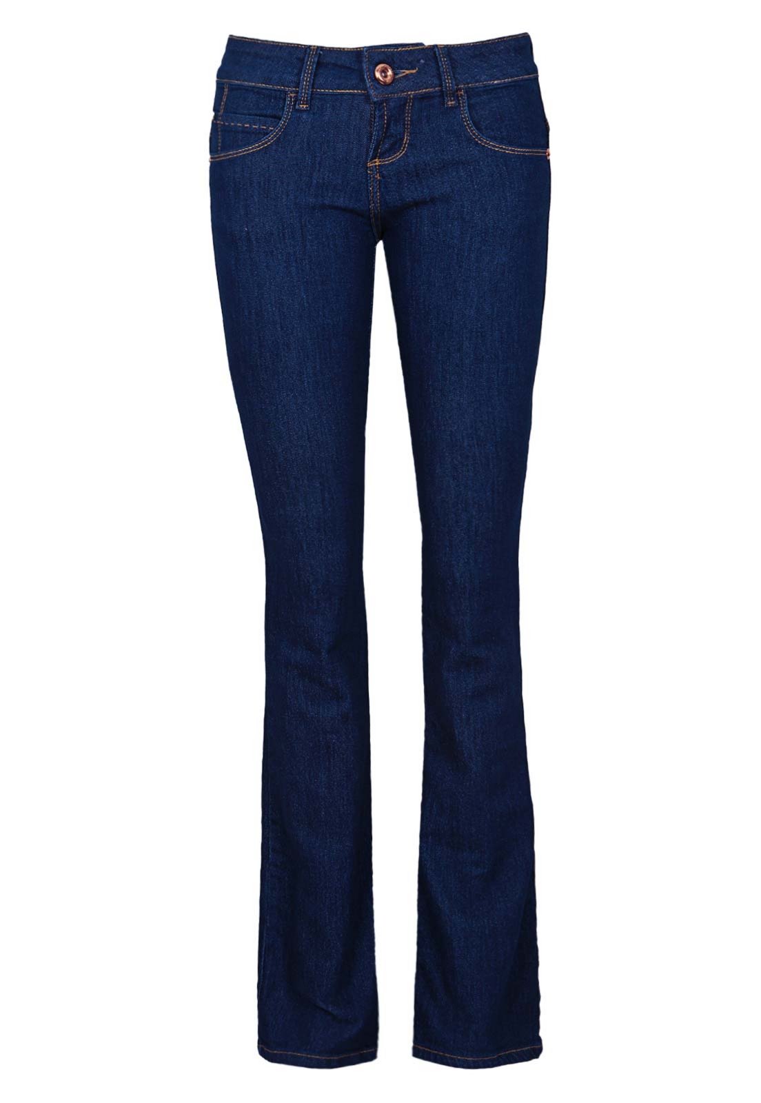 calça jeans azul indigo