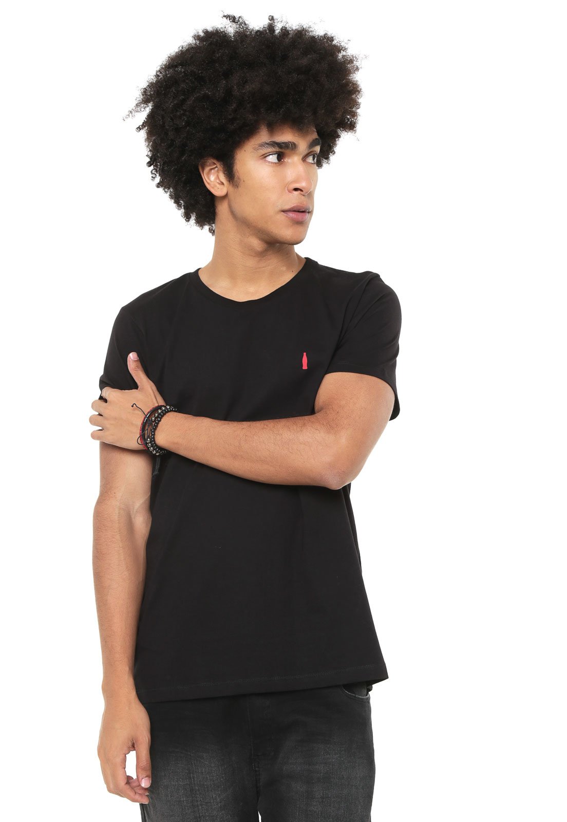 blusa coca cola preta