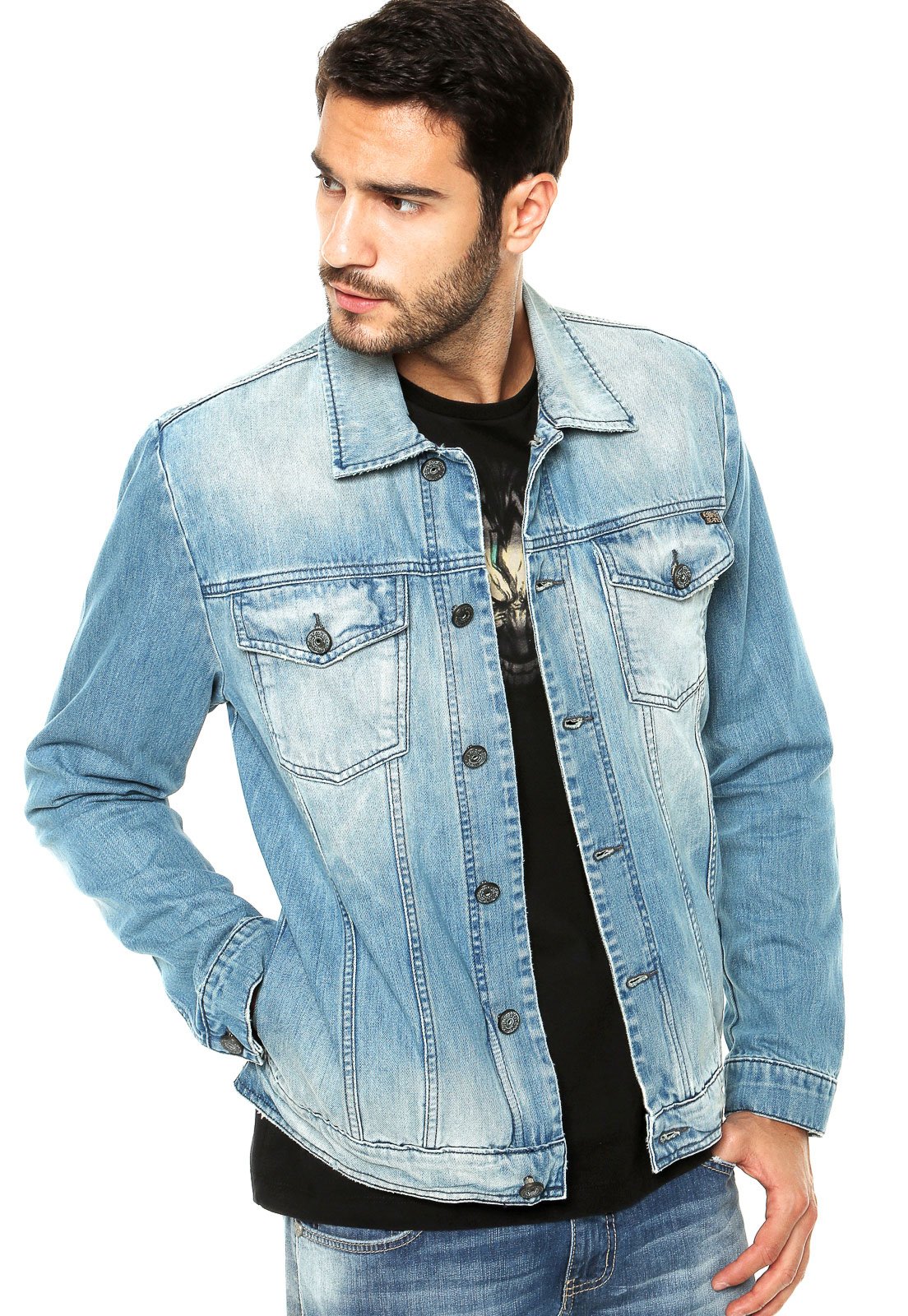 dafiti jaqueta jeans masculina