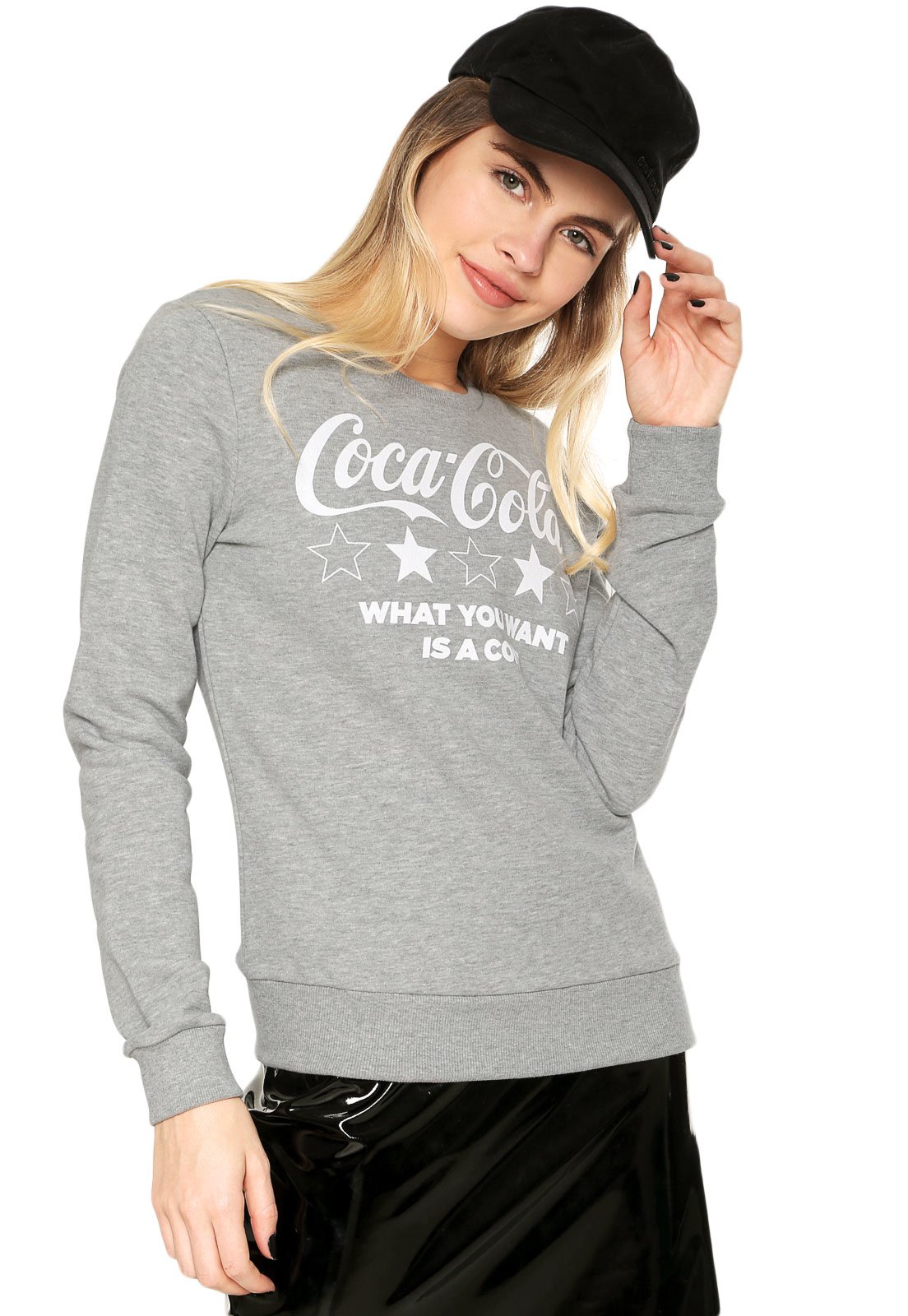 Moletom coca shops cola feminino