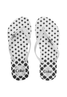 Chinelo Coca Cola Polka Branco é boa?