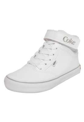 Tenis cano alto coke hot sale feminino