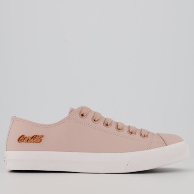 tênis coca cola basket floater low feminino branco