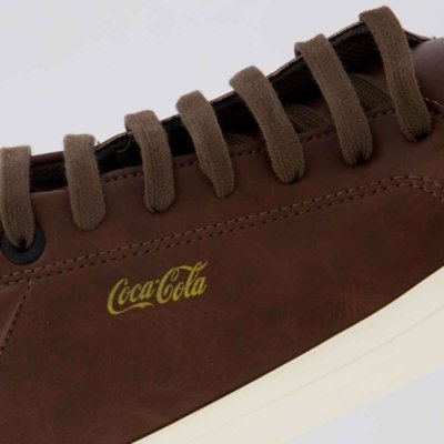 Tênis Coca Cola Return Marrom