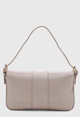 Bolsa Feminina Colcci Design Retangular Bege