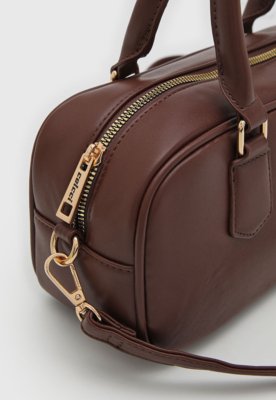 Bolsa Feminina Colcci Estruturada Retangular Marrom