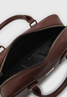 Bolsa Feminina Colcci Estruturada Retangular Marrom