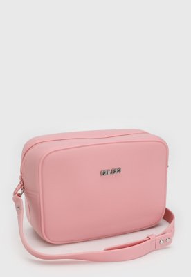 Bolsa Feminina Colcci Média Logo Metálico Rosa