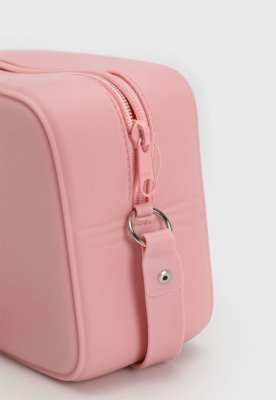Bolsa Feminina Colcci Média Logo Metálico Rosa