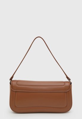 Bolsa Feminina Colcci Média Retangular Marrom
