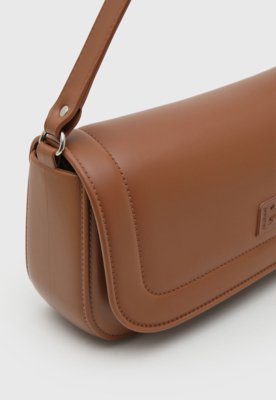 Bolsa Feminina Colcci Média Retangular Marrom