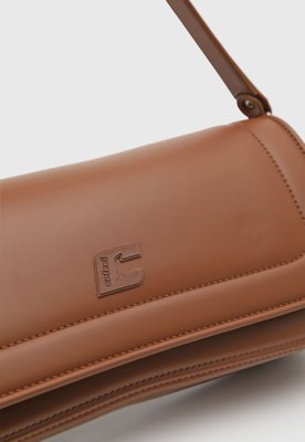 Bolsa Feminina Colcci Média Retangular Marrom