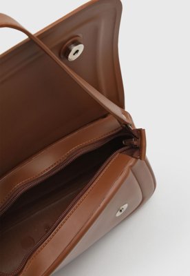 Bolsa Feminina Colcci Média Retangular Marrom