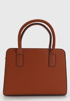 Bolsa Feminina Colcci Retangular Alça Dupla Caramelo