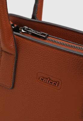 Bolsa Feminina Colcci Retangular Alça Dupla Caramelo