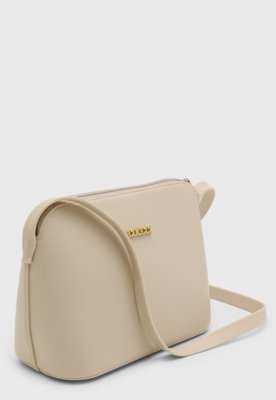 Bolsa Feminina Colcci Retangular PVC Bege