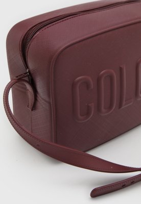 Bolsa Feminina Colcci Retangular PVC Bordô
