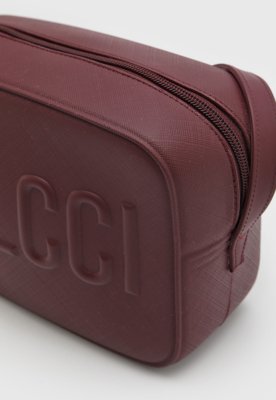 Bolsa Feminina Colcci Retangular PVC Bordô