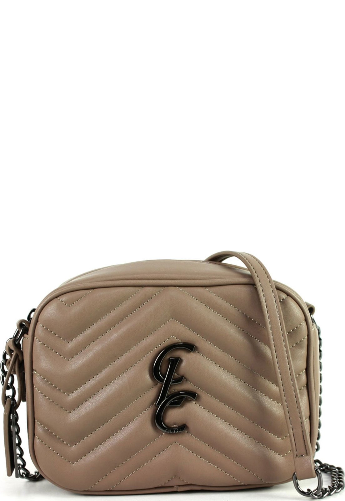 beige ri monogram tote cross body bolsa