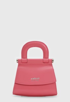 Bolsa Tiracolo Colcci Pequena Alça Dupla Rosa