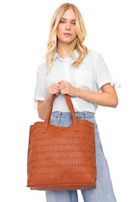 Bolsa Tote Colcci Relevo Caramelo é boa?