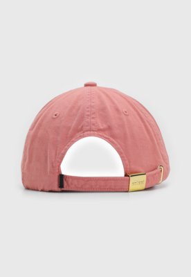 Boné Colcci Aba Curva Logo Metalizado Rosa