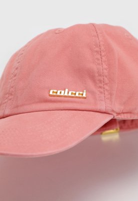 Boné Colcci Aba Curva Logo Metalizado Rosa