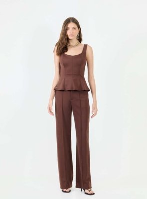 Calça Colcci CLC Marrom Roccia