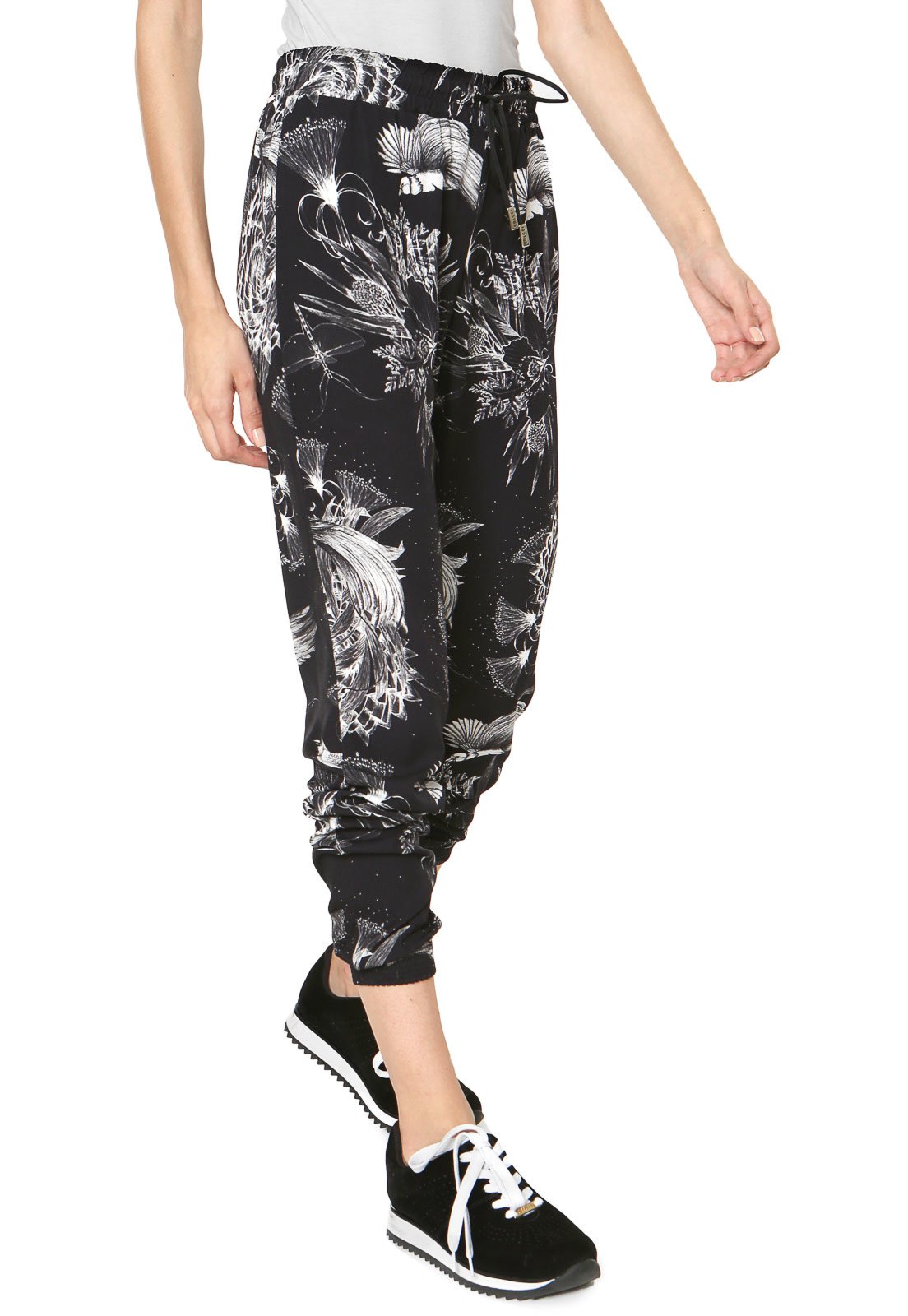 calça jogger feminina estampada