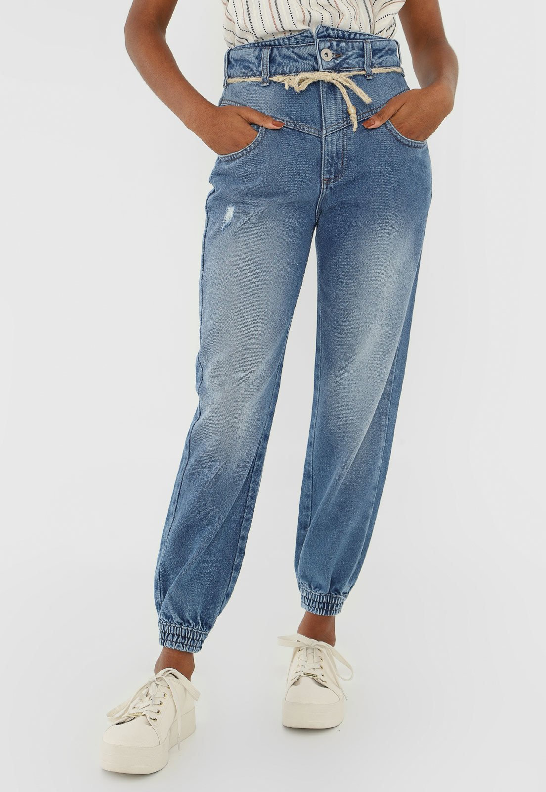 Calça Jeans Slim Jogger  Compre na COLCCI - Calça Jeans Slim