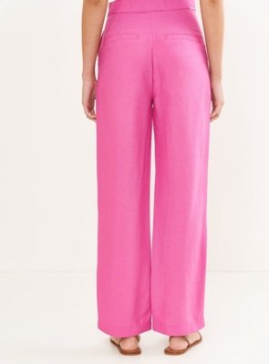 Calça Linho Rosa Mon Amour