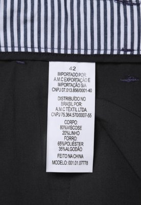Calça Masculina Colcci Reta Azul Marinho