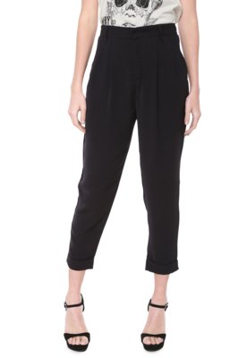 Menor preço em Calça Colcci Reta Pregas Preta
