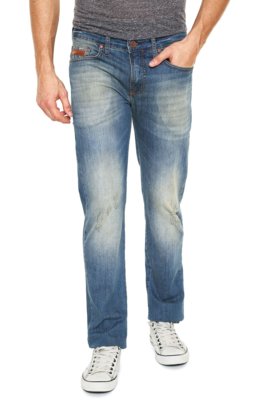 Calça Jeans Colcci Reta Azul Menor preço em Calça Jeans Colcci Reta Azul