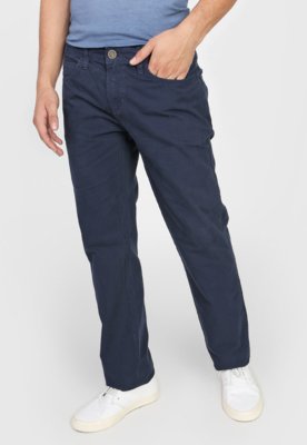 Calça Sarja Colcci Reta Lisa Azul-Marinho Menor preço em Calça Sarja Colcci Reta Lisa Azul-Marinho