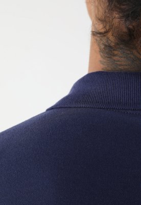 Camisa Polo Colcci Reta Logo Azul