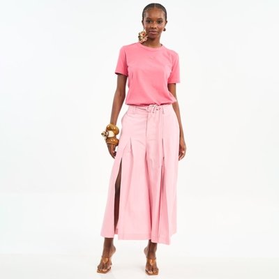 Camiseta Colcci Mini Icon Pr27 Rosa Feminino