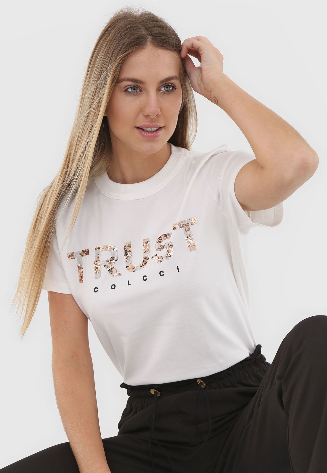 Camisetas femininas colcci dafiti cheap