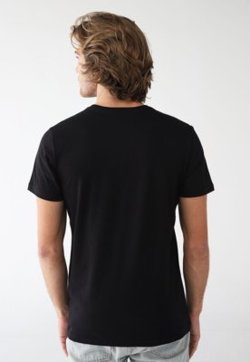 Camiseta Colcci Reta Logo Preta